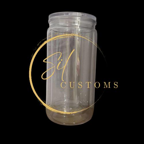16oz Snowglobe tumbler