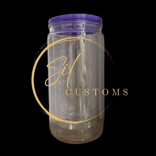 16oz Snowglobe tumbler